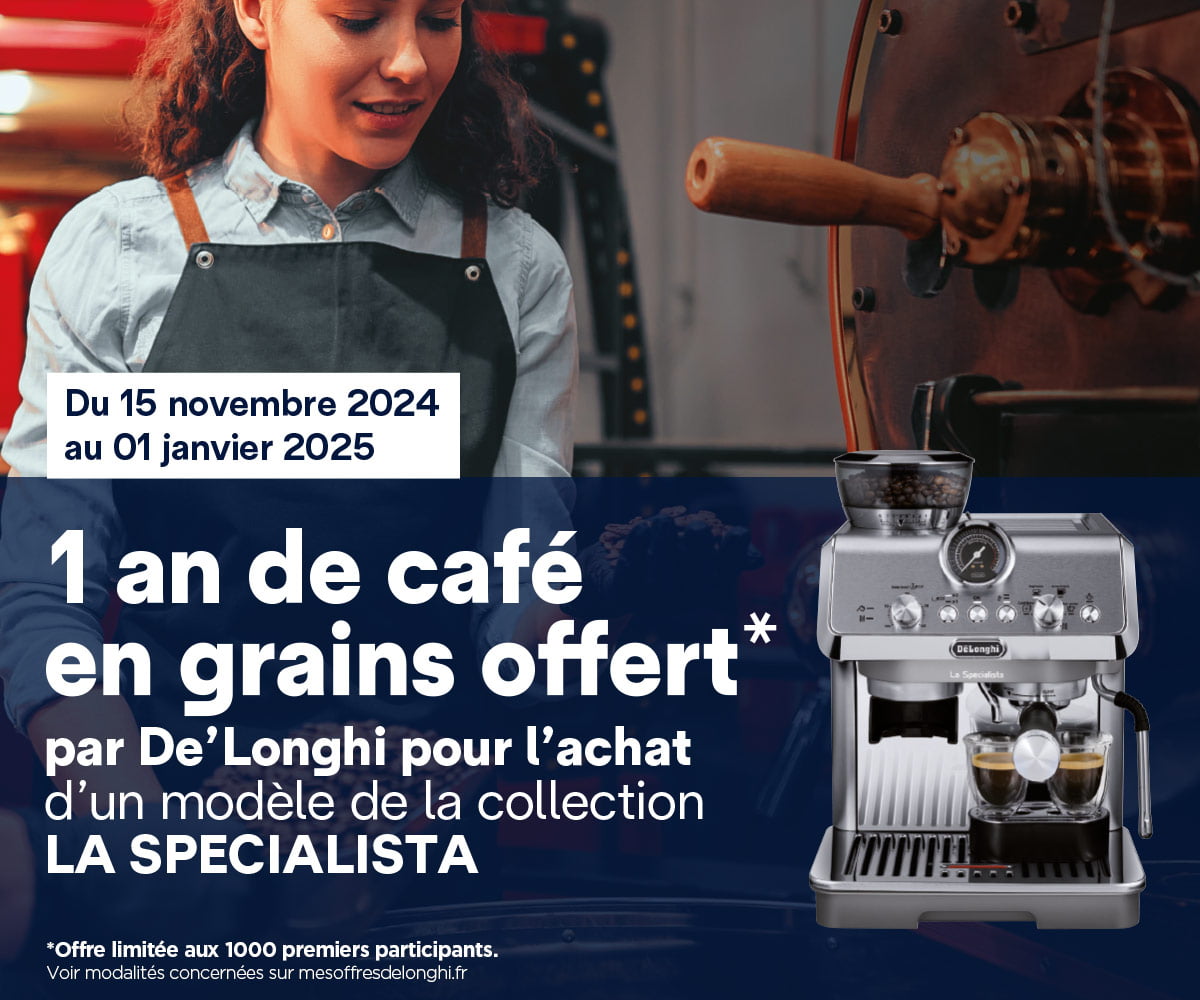 Offre La Specialista :<br /> 1 an de café en grains offert Offre La Specialista :<br /> 1 an de café en grains offert
